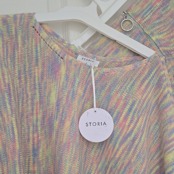 Storia Pastel Knit Ensemble 2 Piece Lounge Set Small NWT - Picture 2 of 7